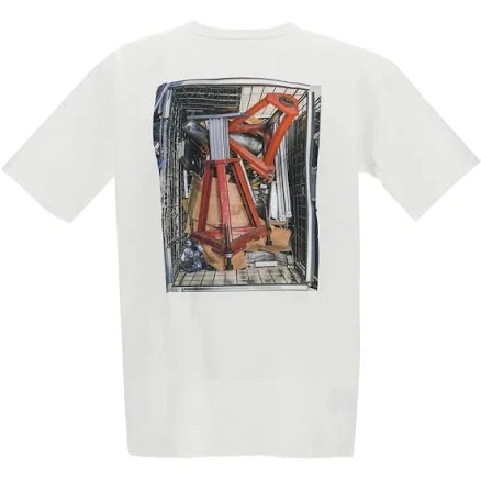 Junya Watanabe MAN - graphic-print T-shirt - men - Cotton - L - White