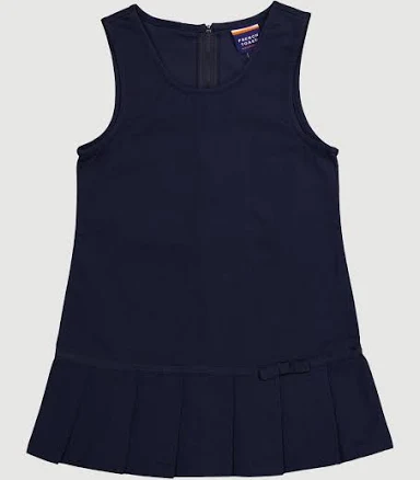 Girls Ribbon Detail Pleated Jumper