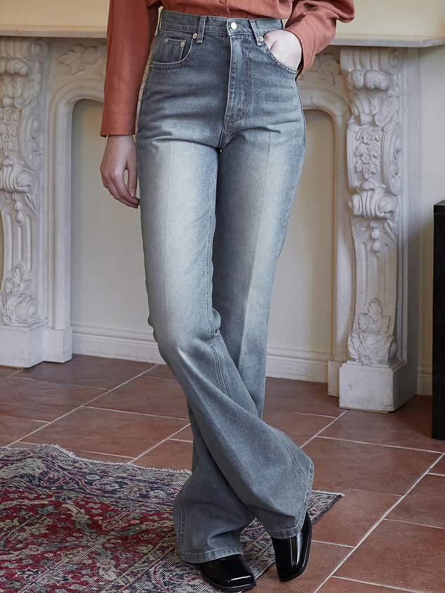 Slim Bootcut Denim Pants