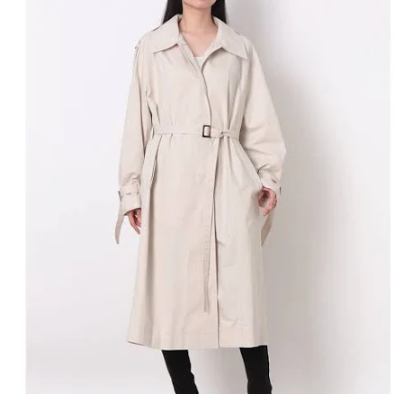 Loeuvre Trench Coat with Scarf