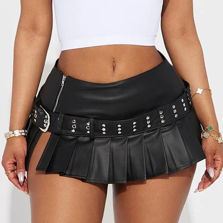 Women's Regret You Extreme Micro Mini Skort in Black Size XS | Fashion Nova