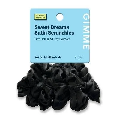 Gimme Beauty Medium Satin Scrunchies
