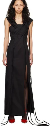 Jade Cropper Asymmetric Maxi Dress