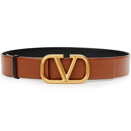 Valentino Garavani Women's VLogo Reversible Leather Belt