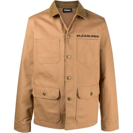 Pleasures Men's Graphic-Print Button-up Jacket