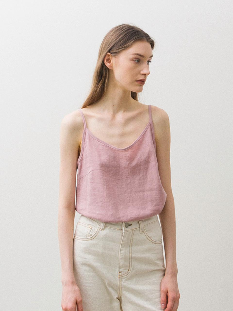 Linen Sleeveless - Pink