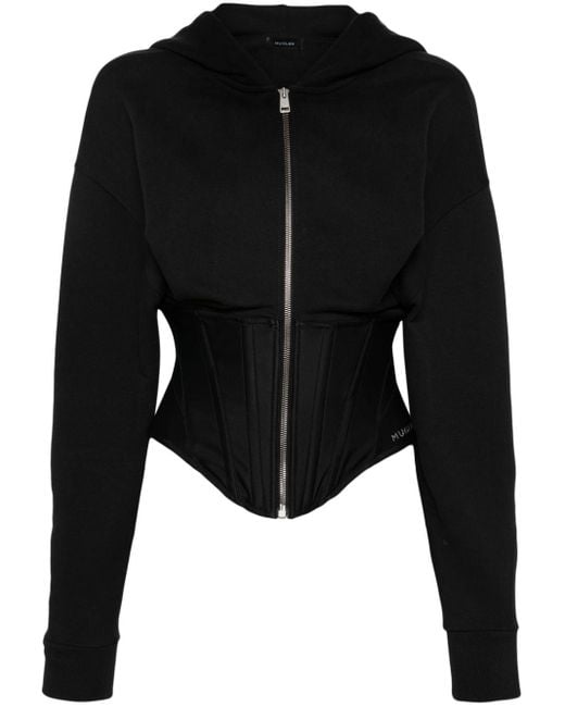 Corset Zipped Hoodie