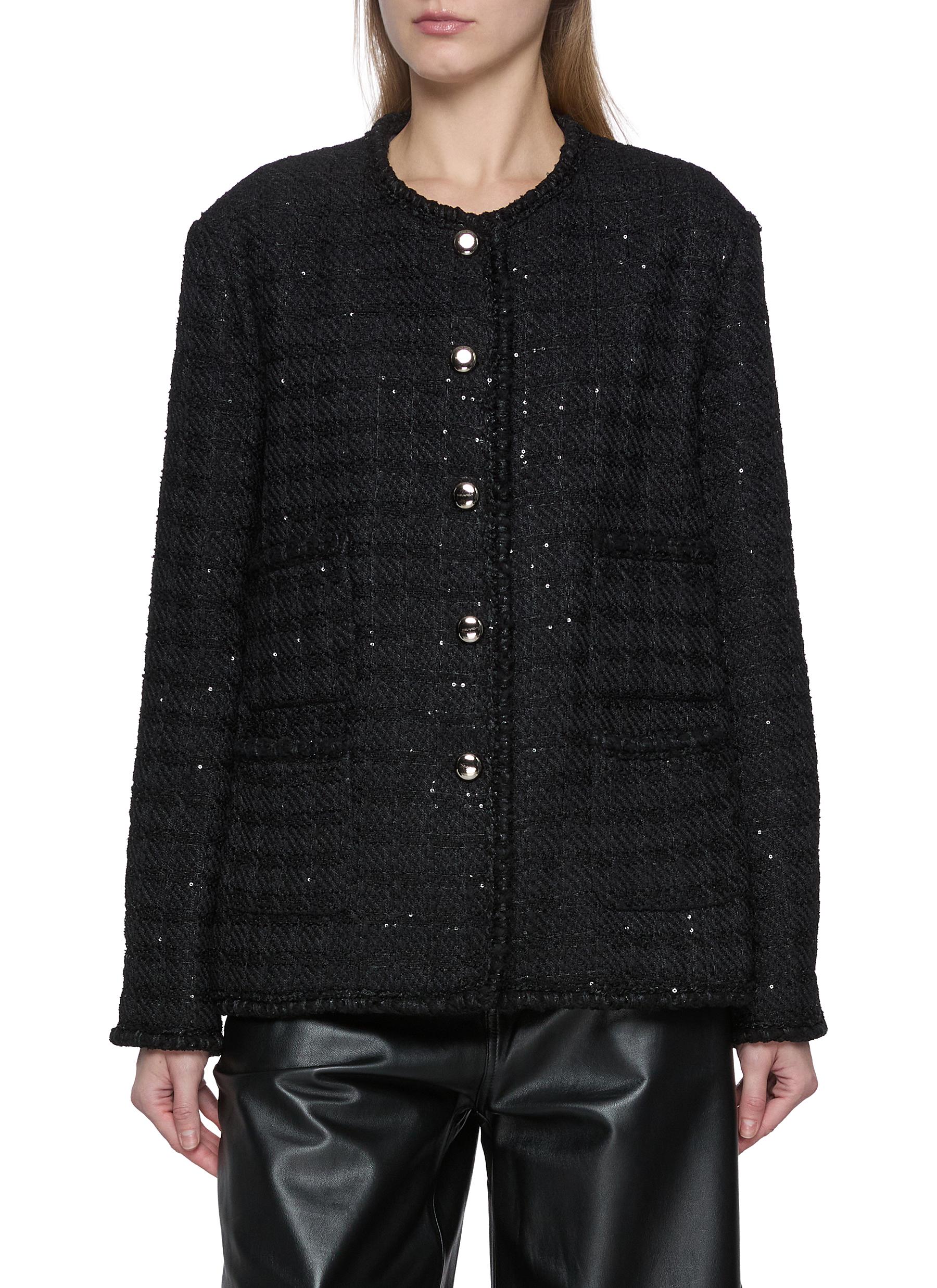 Beaded Tweed Jacket