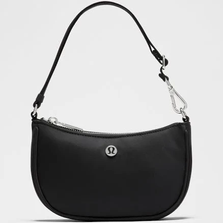 lululemon City Essentials Mini Shoulder Bag 1L - One Size - Black/Silver