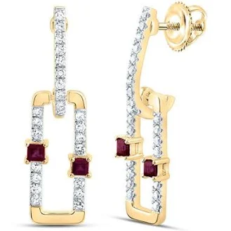 Ruby Earrings