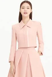 Wool Silk Crop Jacket