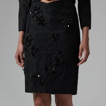Shushu/Tong Low-Waisted Straight Midi Skirt