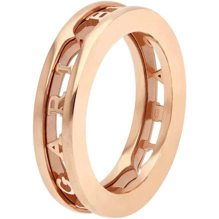 Bvlgari B.Zero1 18k Rose Gold 1-Band Ring