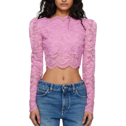 Rabanne Women's Boat-Neckline Long-sleeve Top