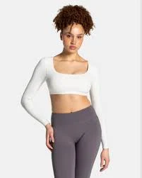 TEVEO Allrounder Cropped Longsleeve Overdele til kvinder Fitnesstøj I Gymnastiktøj til kvinder