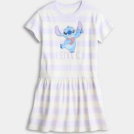 Jumping Beans Girls Disney's Stitch Drop Waist Dress