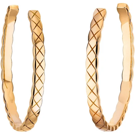 CHANEL Coco Crush Hoop Earrings