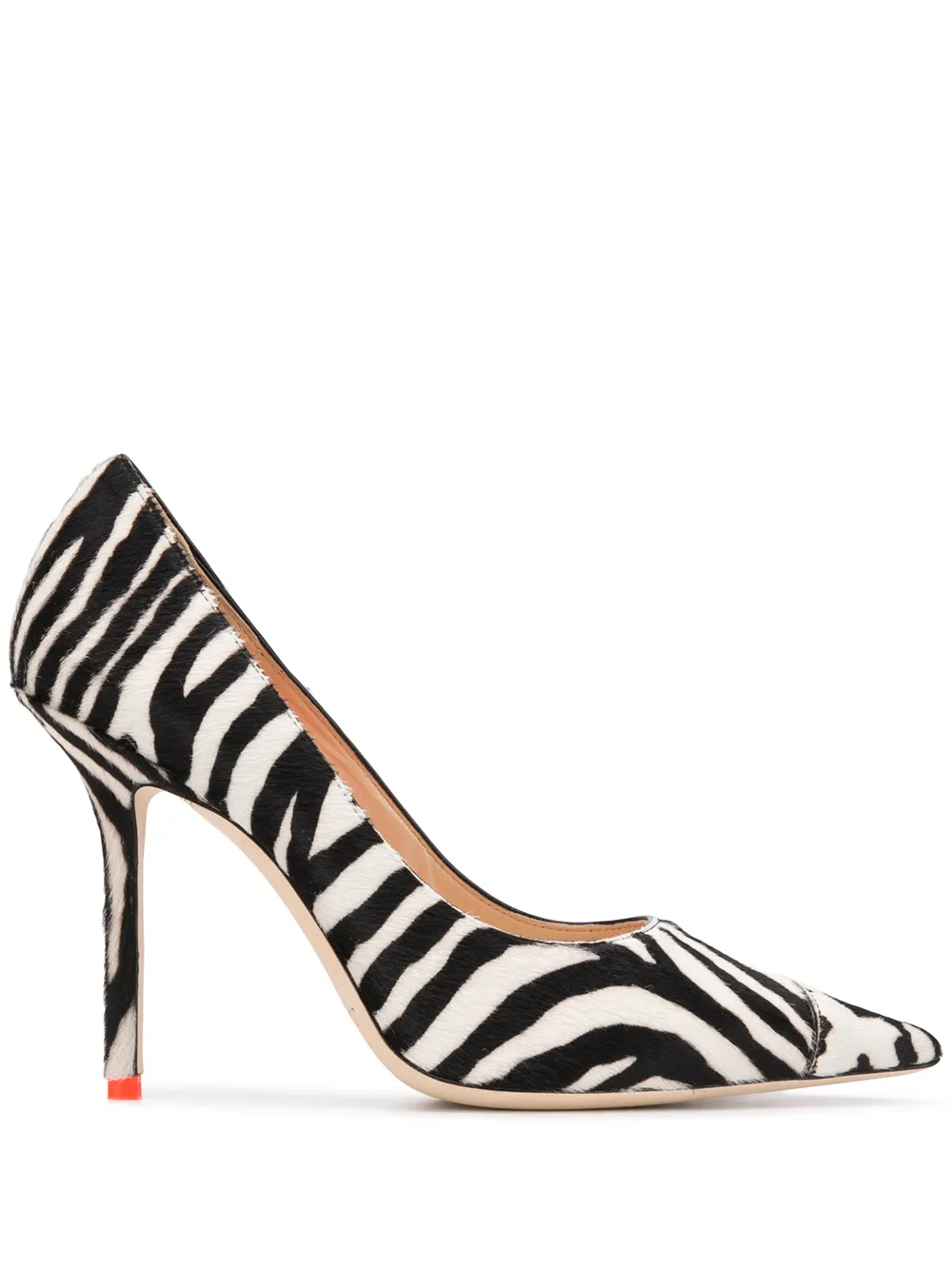Love 100mm Zebra Print Pumps