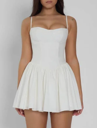 LEAU Bellini Bustier Mini Dress