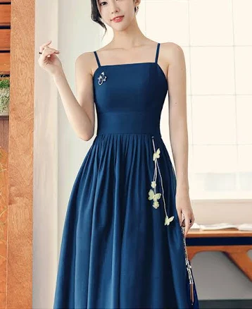 Modern Sleeveless Hanbok Dress