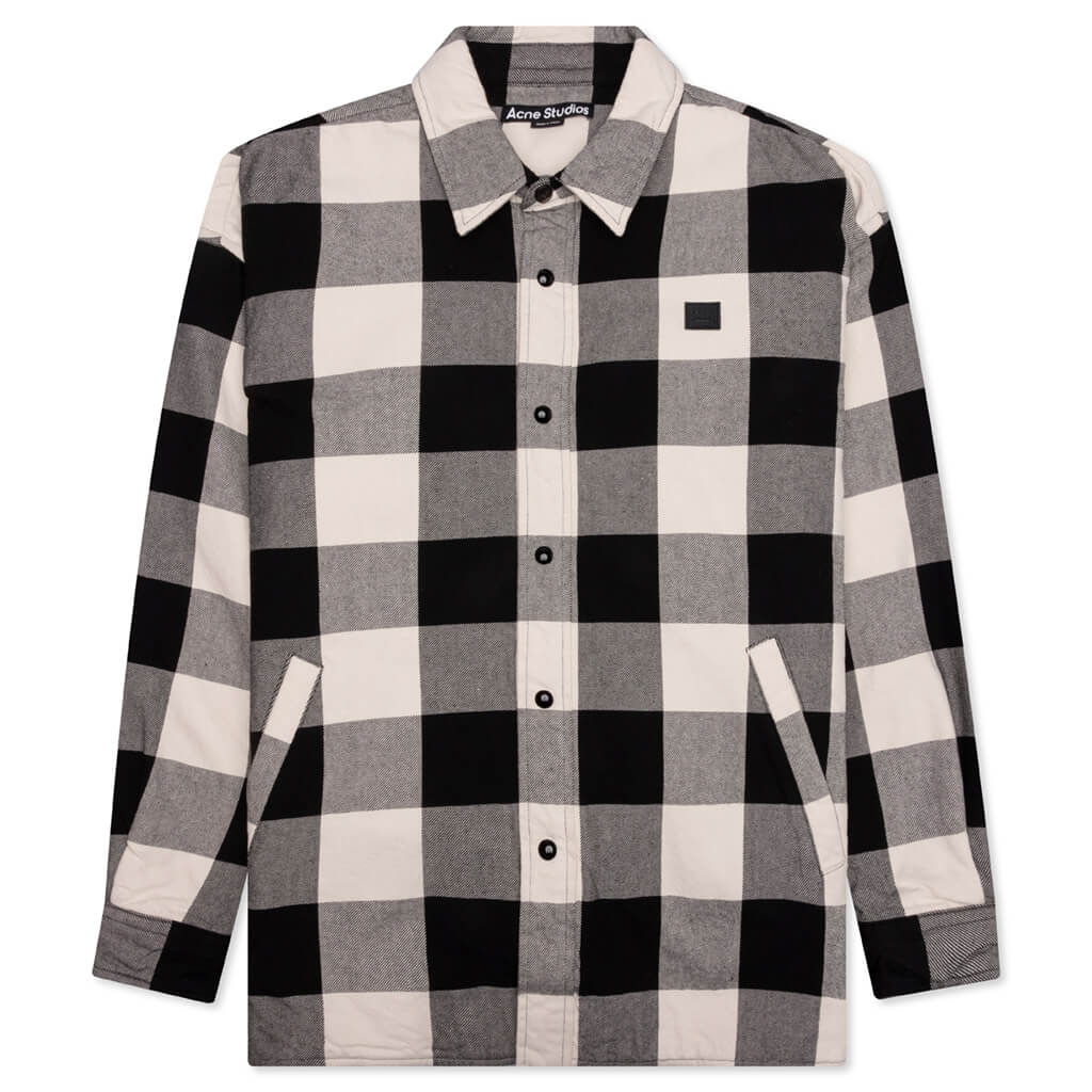 Check Padded Overshirt