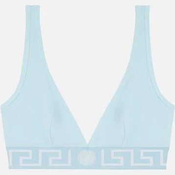 Versace Cotton-Jersey Triangle Bralette
