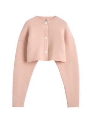 Wool-cashmere Blend Cardigan