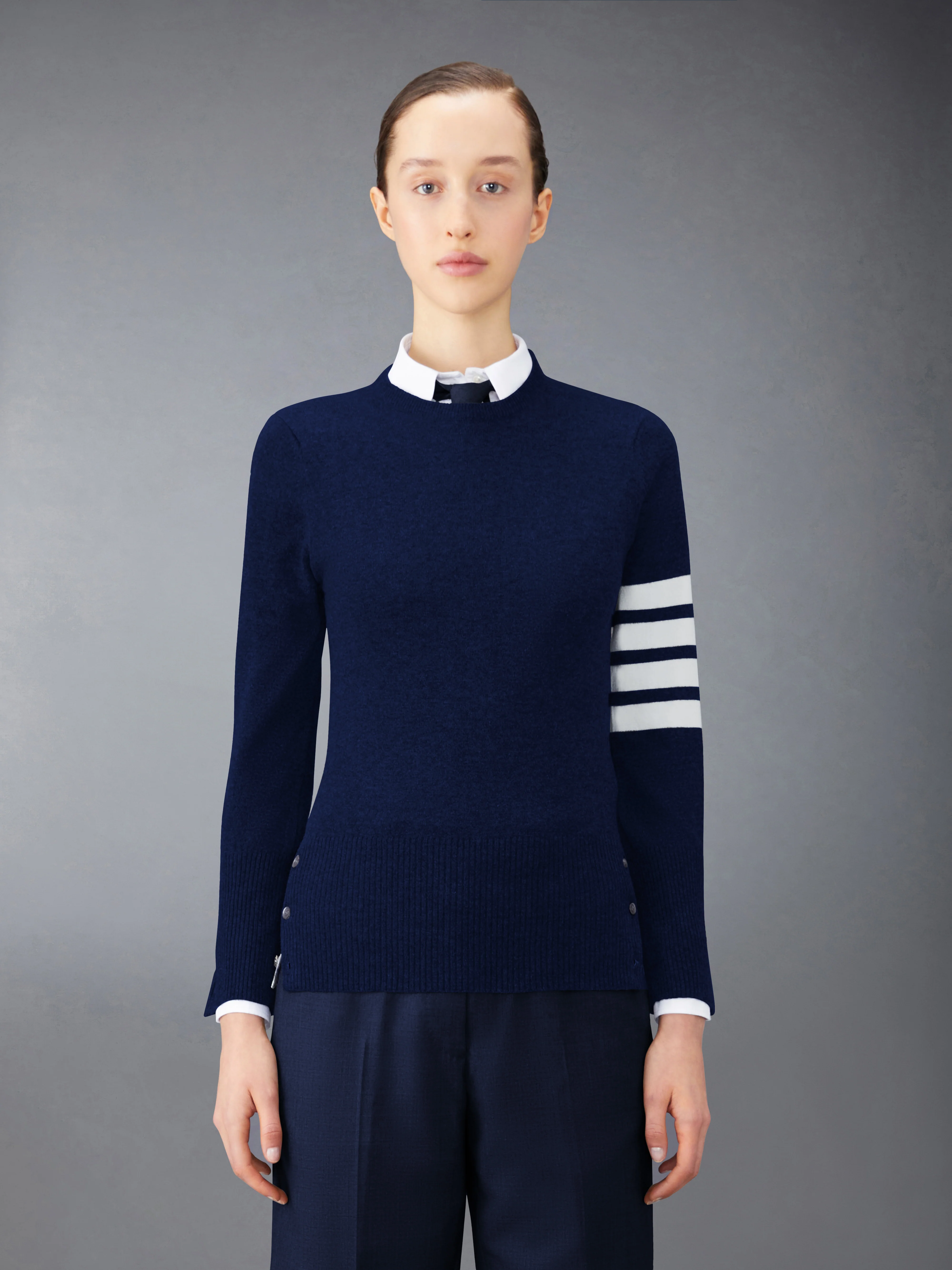 4-Bar Cashmere Pullover