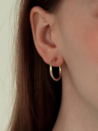 14K Goldfilled Ring Earring