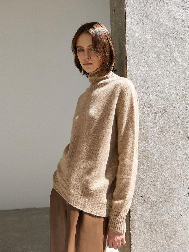 Cashmere Turtleneck Knit