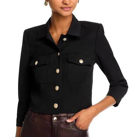 L'AGENCE Women's Kumi Cropped Fitted Jacket