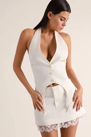 Womens Suiting Garter Vest