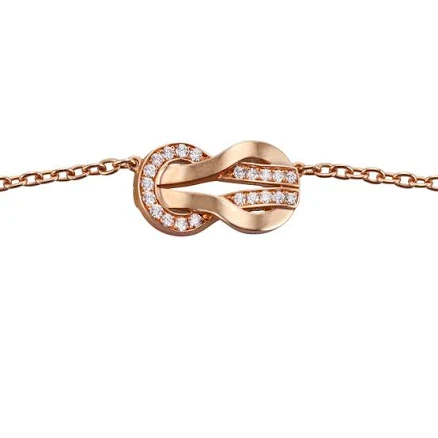 Fred Chance 18k Rose Gold Diamond Necklace