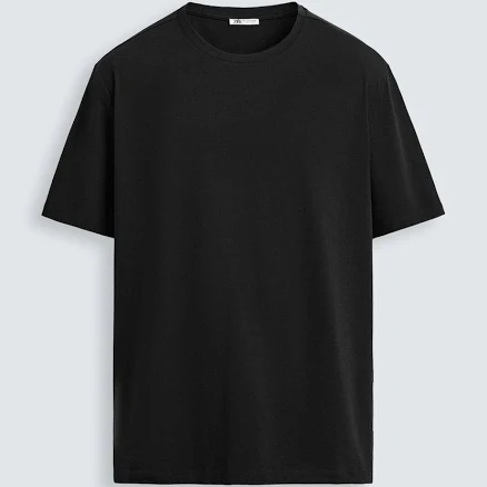 Zara Men's Basic Slim Fit T-Shirt