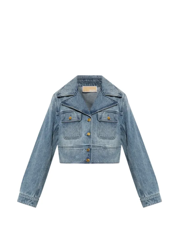 Single Button Crop Jacket