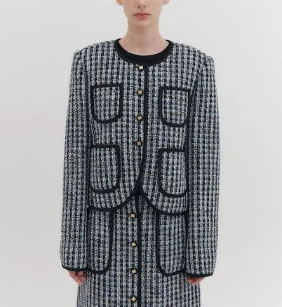 W Concept EENK Panel Short Jacket