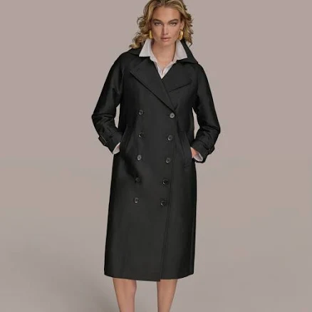 Donna Karan Women's Double-Breasted Trench Coat