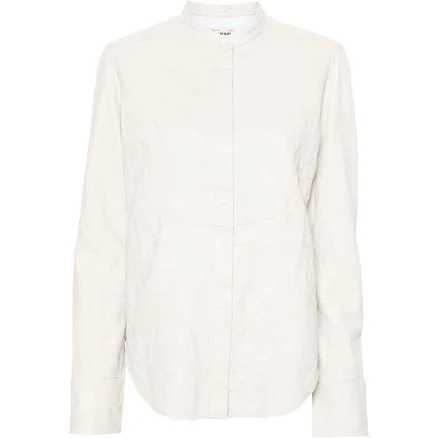 Zadig&voltaire crinkled leather overshirt