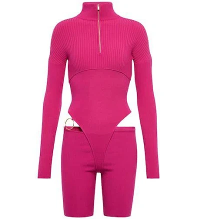 Jacquemus Le Body Bormio knit bodysuit - 42