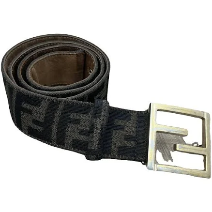 Fendi Men's FF-Monogram Leather Belt