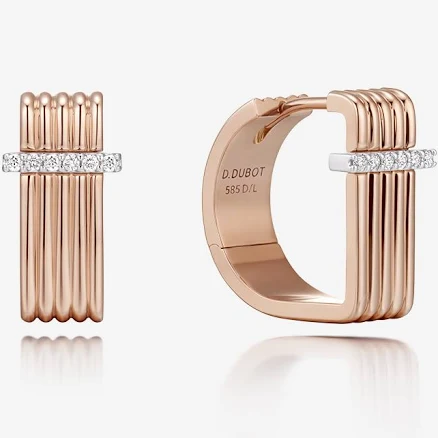 Signature. D Lab Diamond Gold Earring