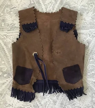 1960s Suede Fringe Vest