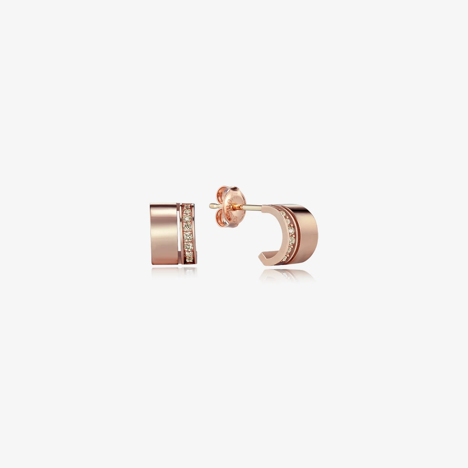 Dual D.D Gold Earring