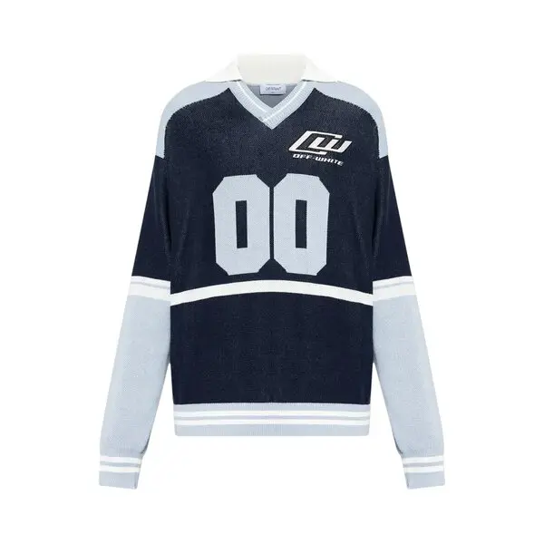 Knit Long Sleeve Polo