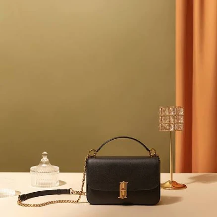 J.ESTINA DELLA SM Shoulder Bag_Black by W Concept