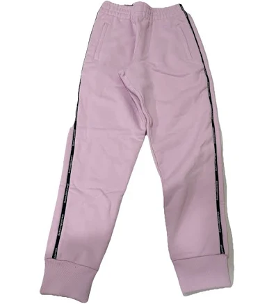 Alexander Wang Slim Track Sweatpants W Logo Tape Size Xs In Pink