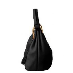 Donna Karan Women's Glenwood Leather Shoulder Tassel Gold