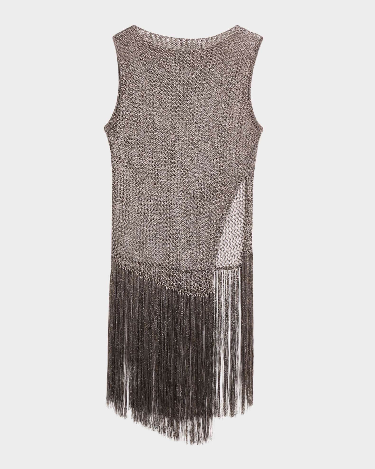 Metallic Fringe Shirt