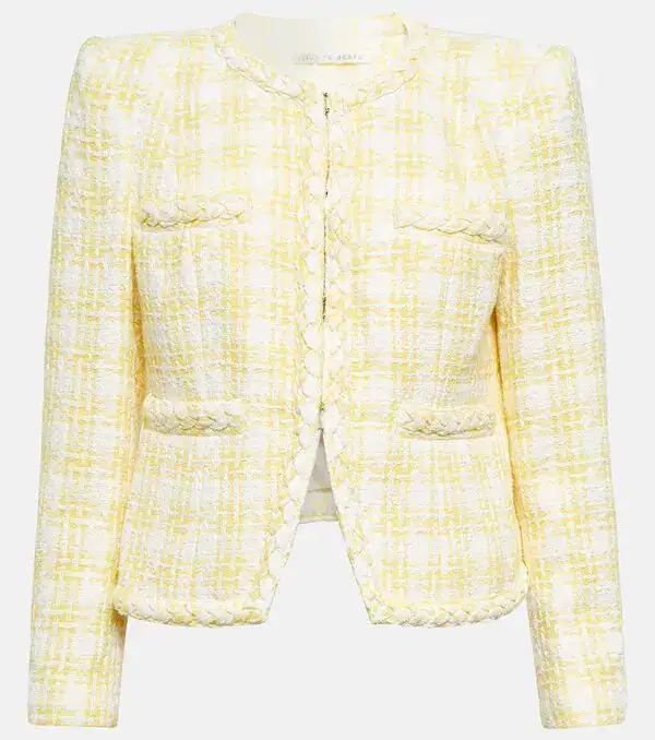 Byrne Gingham Tweed Jacket