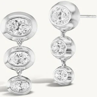 Venus Triple Drop Earrings